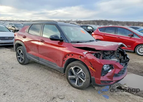 2022 Chevrolet Trailblazer Rs из США, поврежденный, VIN KL79MTSL3NB108304
